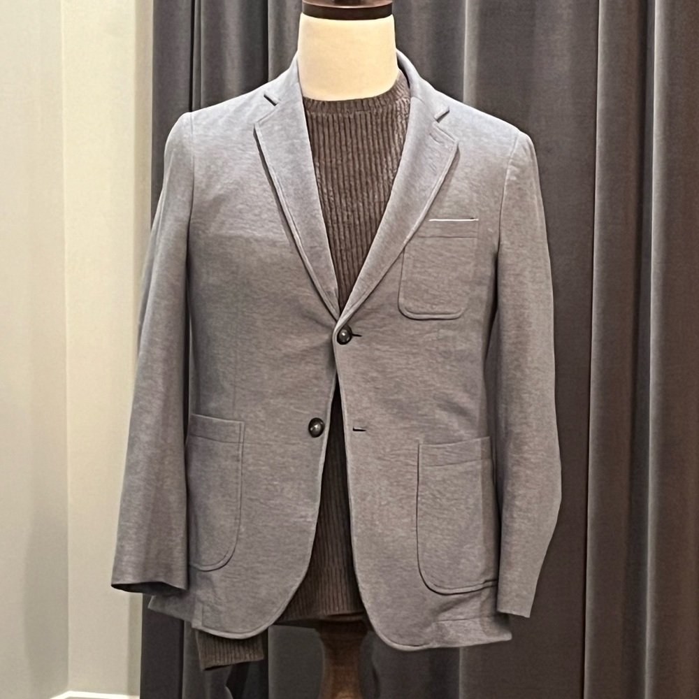 Brooks Brothers Red Fleece Light Denim Blazer